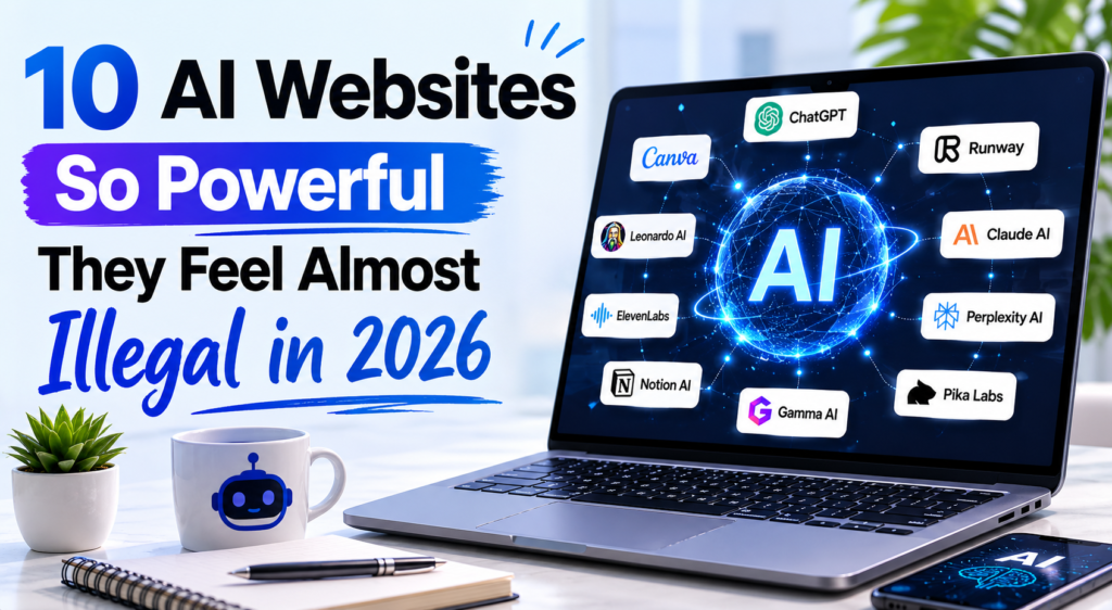 10 AI websites and tools that feel almost illegal because of their powerful features in 2026