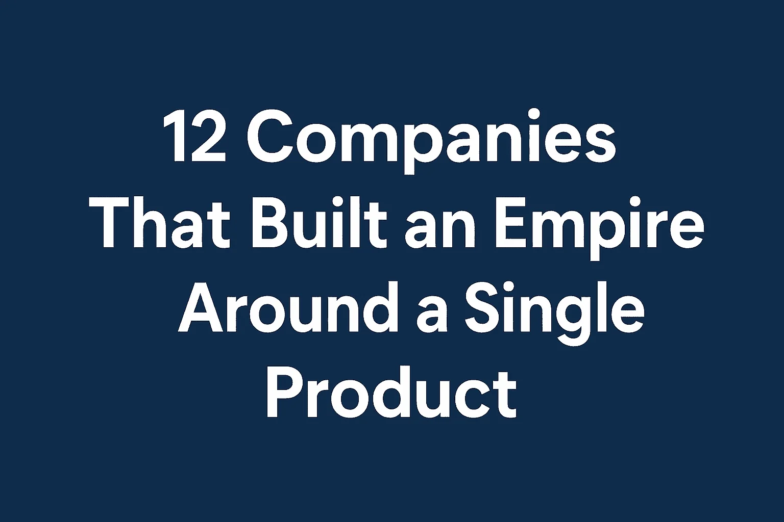 Single Product
