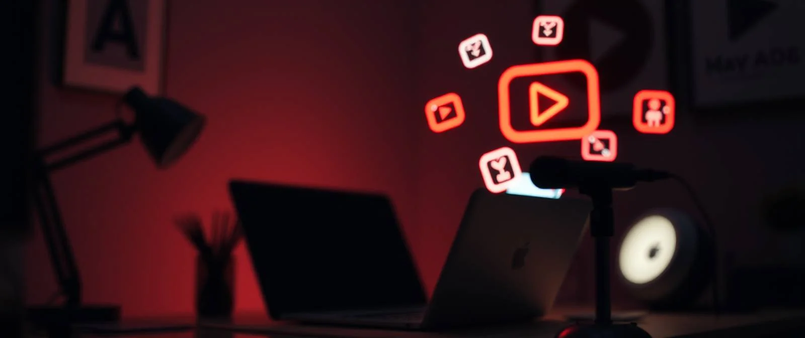 faceless YouTube creator